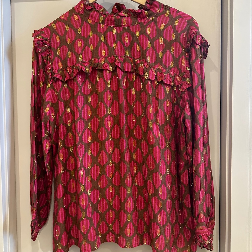 Oliphant Bowtie Back Blouse
